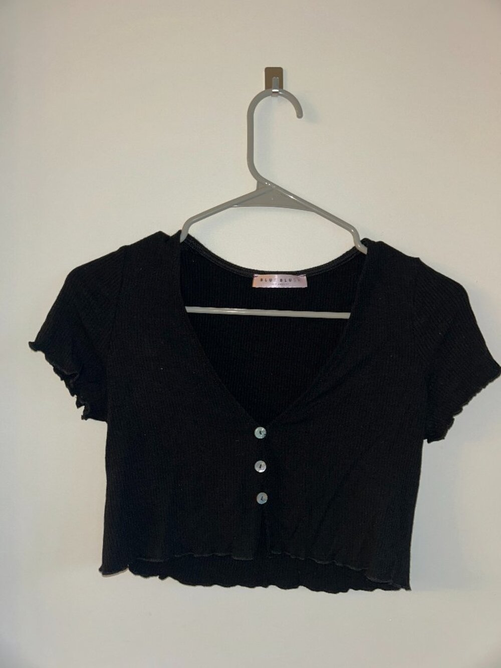 Black crop top